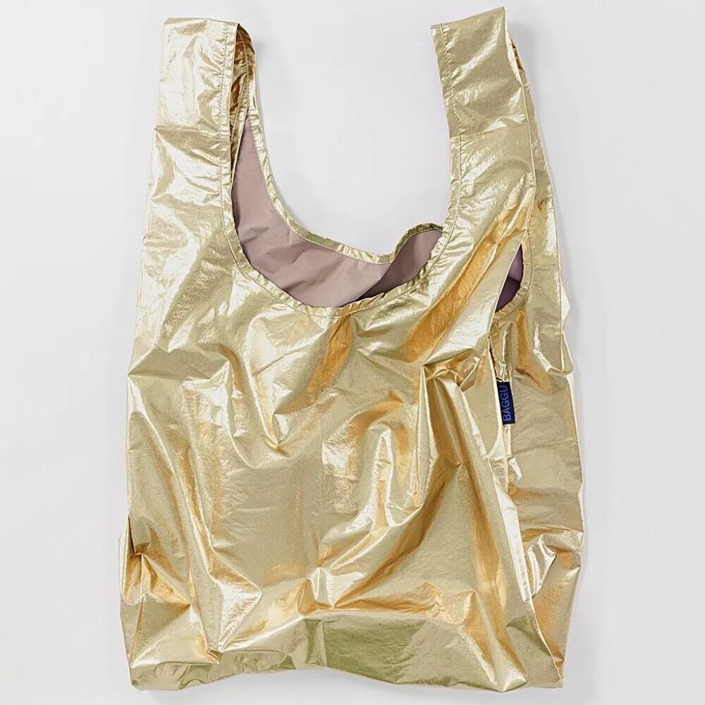 NWT Standard Baggu - Metallic Gold (Japan Exclusive)